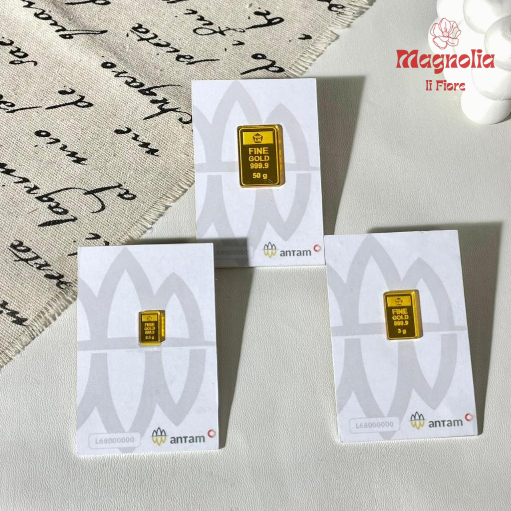 CARD REPLIKA LOGAM MULIA AKRILIK GOLD ANTAM BM52