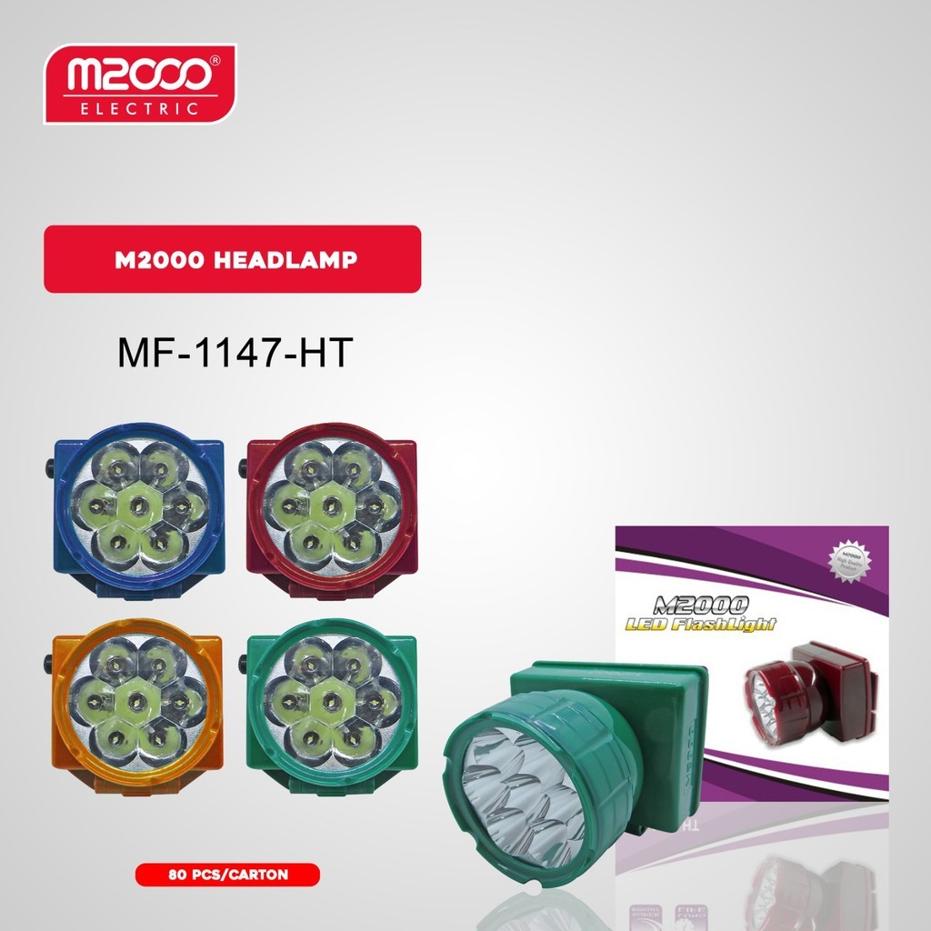 M2000 Senter Kepala / Senter Hiking / Senter Outdoor /  MF-1147 HT