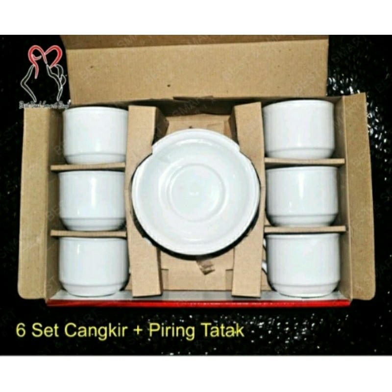 PROMO Cangkir Set / Cangkir Teh / Cangkir Kopi Nikura Set Isi 6 set  gelas set nikura
