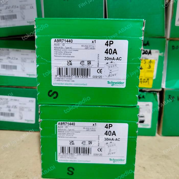 ELCB IID SCHNEIDER 40A 4P 30MA SCHNEIDER