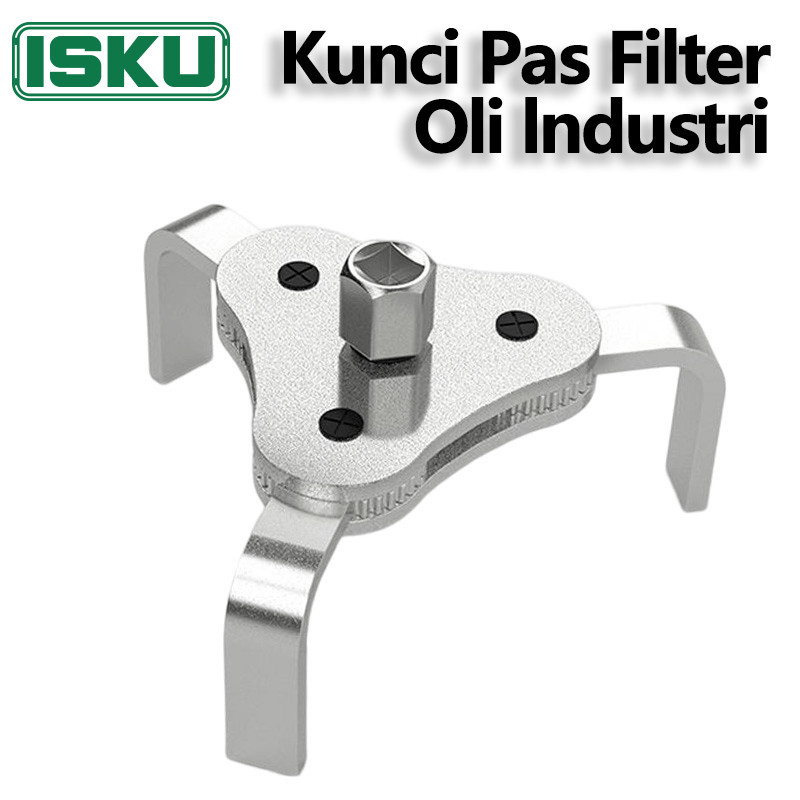 KLEPU.ID ISKU Kunci Filter Oli Universal 1/2'' Dan 3/8'' Two Way Oil Filter 55-110mm Oil Filter Wren