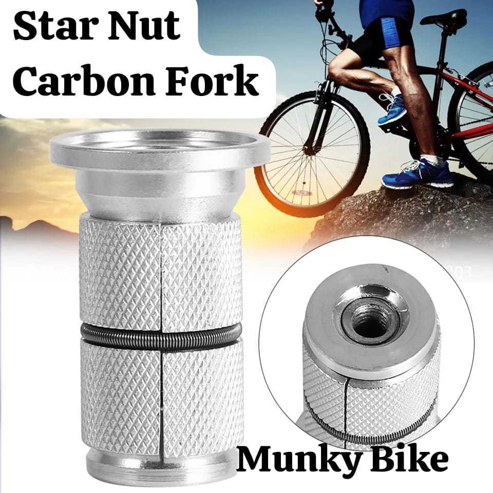 Foto Star nut Jangkar Headset Steertube Fork Carbon Alloy Sepeda