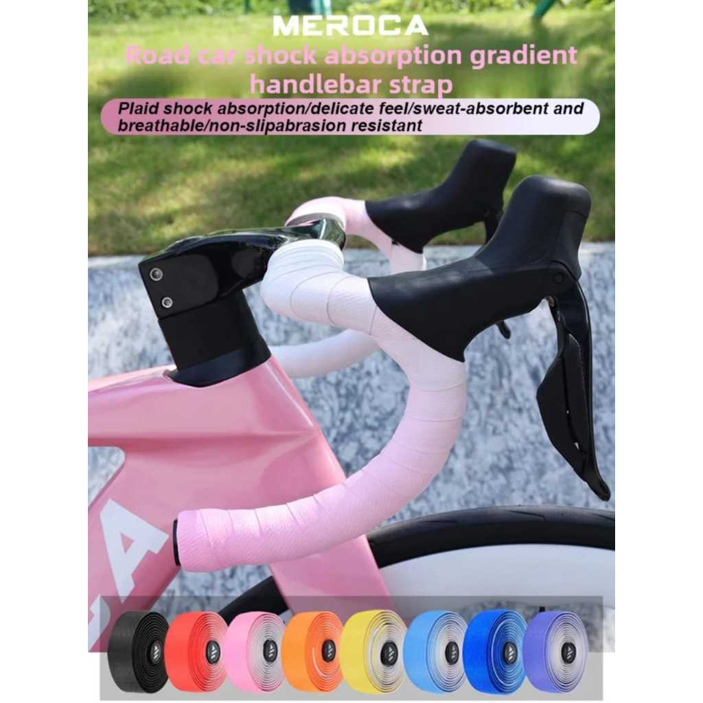 Foto Meroca Bar Tape Stang Bartape Handlebar Sepeda Fixie RB Handgrip Soft Breathable No Slip