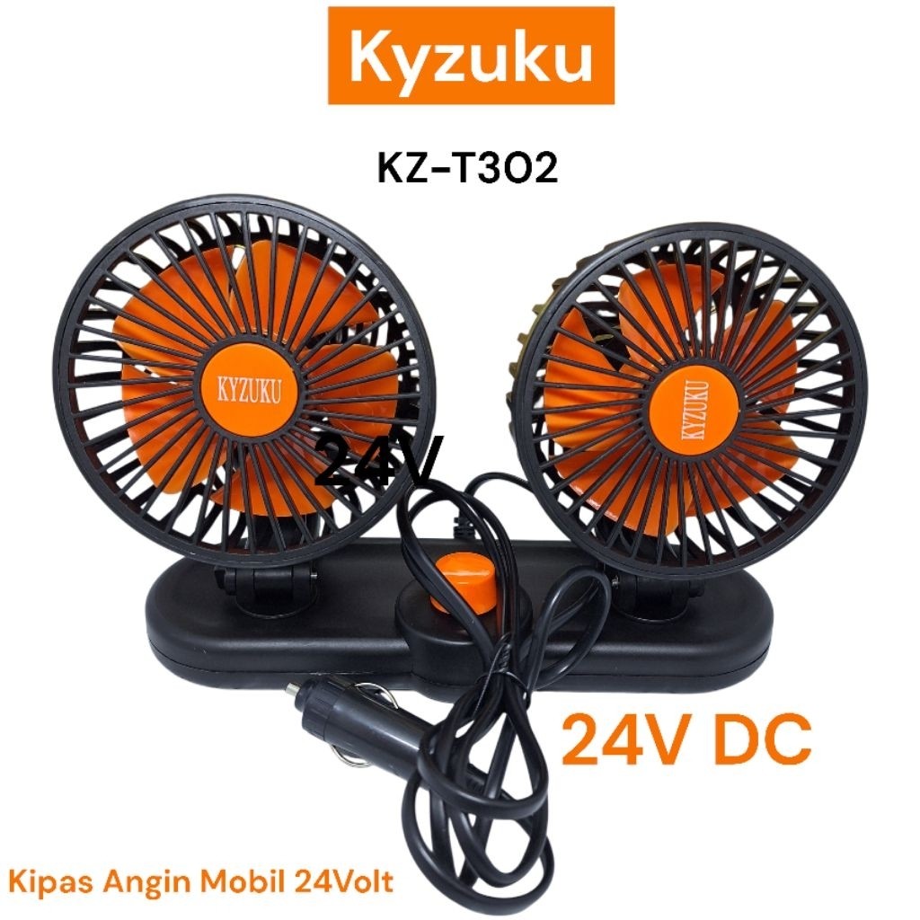 KYZUKU Kipas Angin Mobil Dc 24V KZ-T302