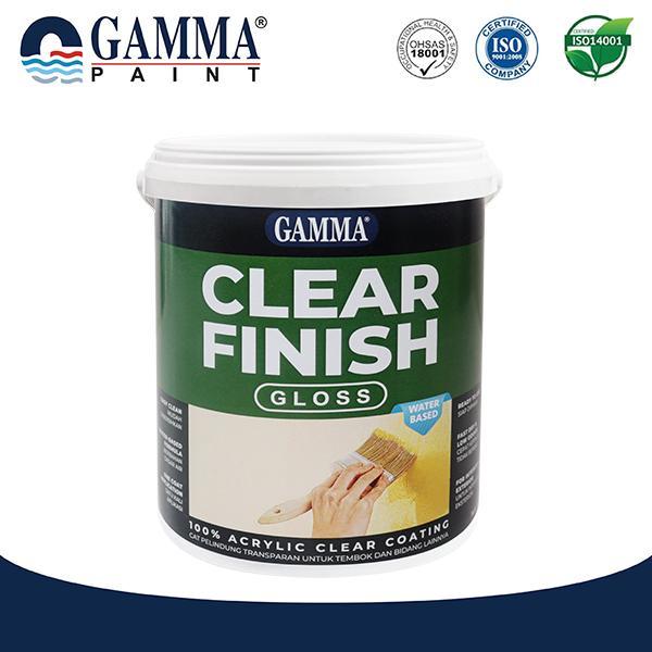 CLEAR FINISH GLOSS - Cat Proteksi & Coating Tembok Clear WB 2.5L