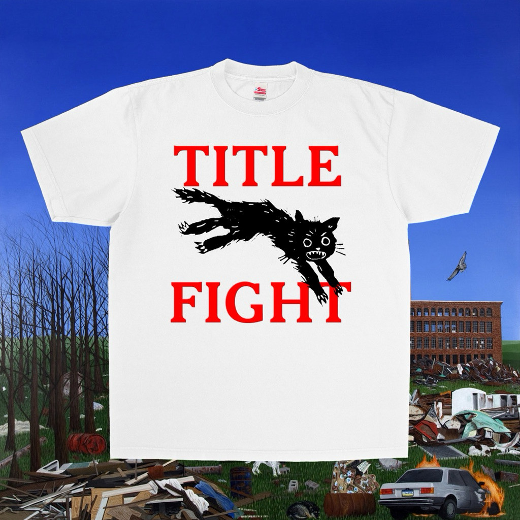 Title Fight HEAVYWEIGHT Band Tshirt | Kaos Band TITLE FIGHT White