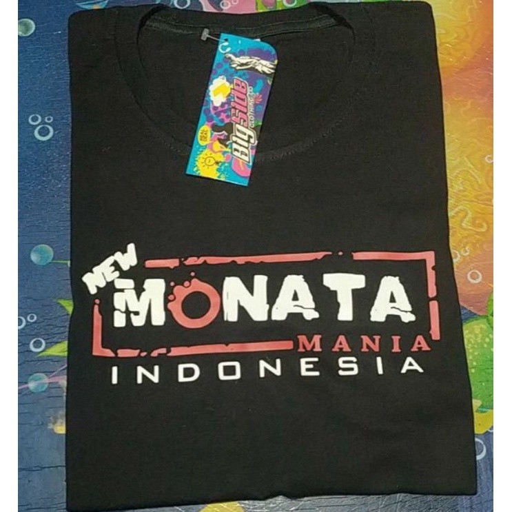KAOS NEW MONATA DANGDUT KOPLO // T-SHIRT KAOS MONATA JAWA TIMURAN / KAOS DISTRO MONATA INDONESIA