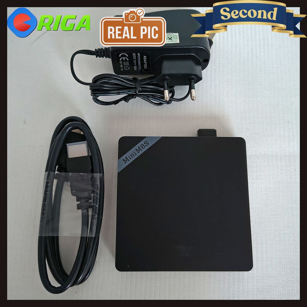 Android TV Box Mini M8S III 2GB 16GB Amlogic S905X P212 - Bekas Mulus 90%