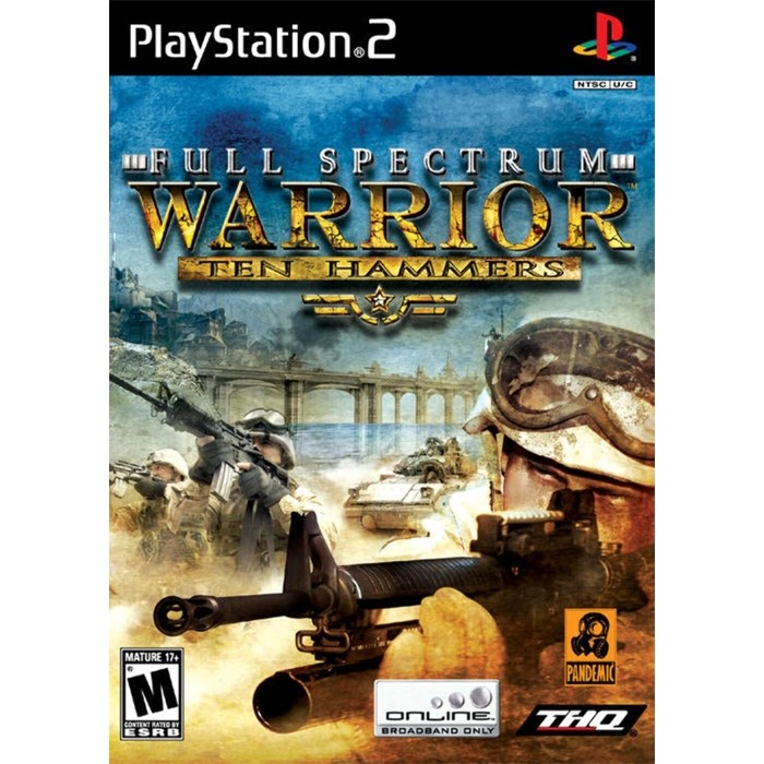 Kaset Playstation 2 - Full Spectrum Warrior Ten Hammers