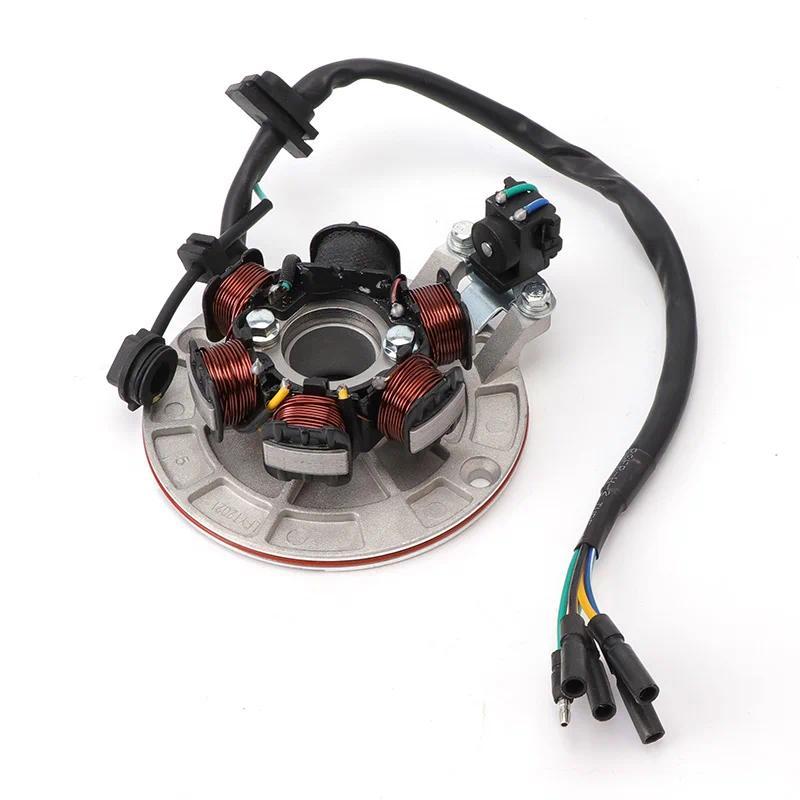Mesin Lifan 140cc 6 Coil Ignition Magneto Stator Untuk Lifan 140 LF 140cc 1P55FMJ Mesin Horizontal K