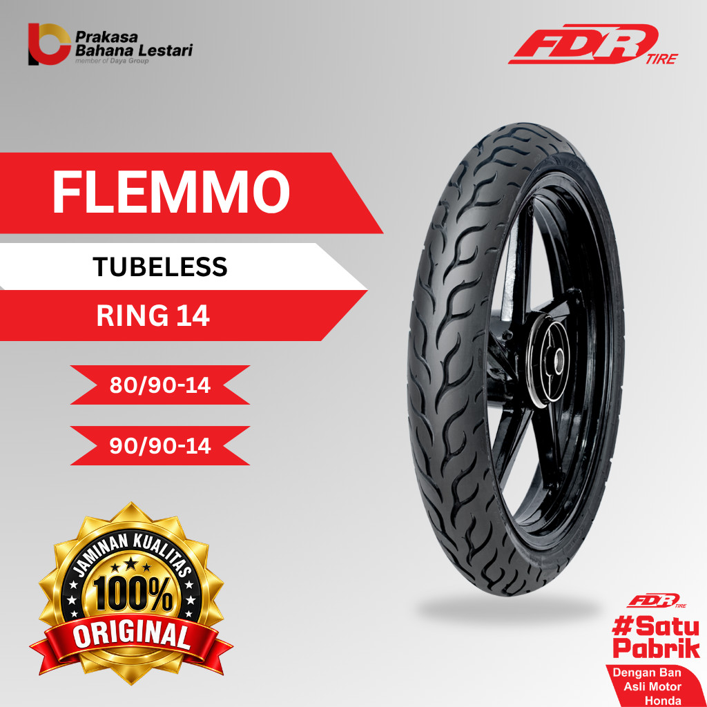 FDR TL FLEMMO Ring 14 Ban Motor Tubeless