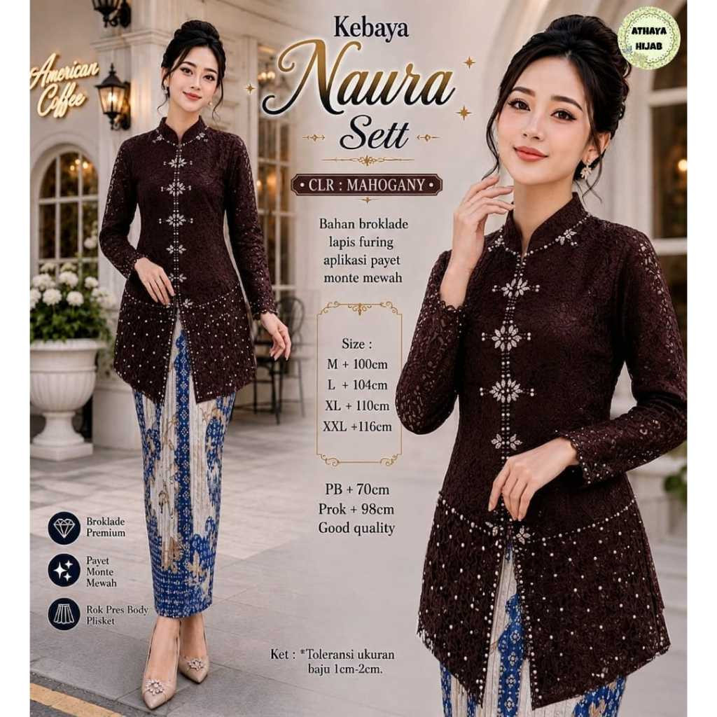 2508    KEBAYA NAURA SET by AtHAYA