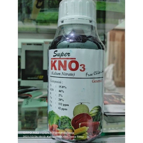 Kno3 putih Cair Nutrisi Tanaman Kemasan 500ml KNO 3 Putih