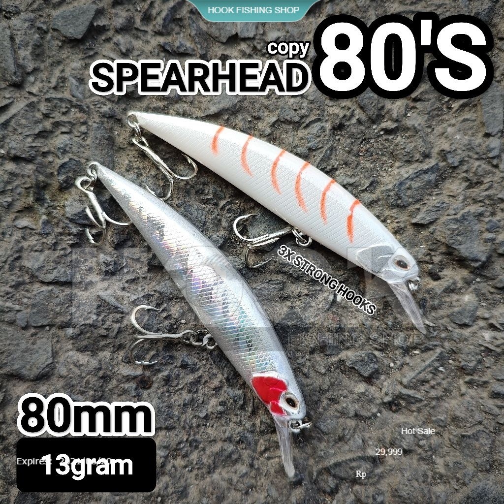 HFS MINNOW SINKING 8cm 13gram copy SPEARHEAD 80S