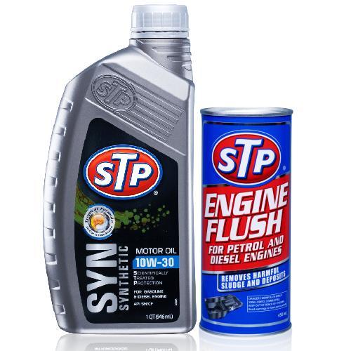 STP [BUNDLE] Oli Sintetik 10W-30 + Engine Flush - Oli & Engine FlushBest Seller
