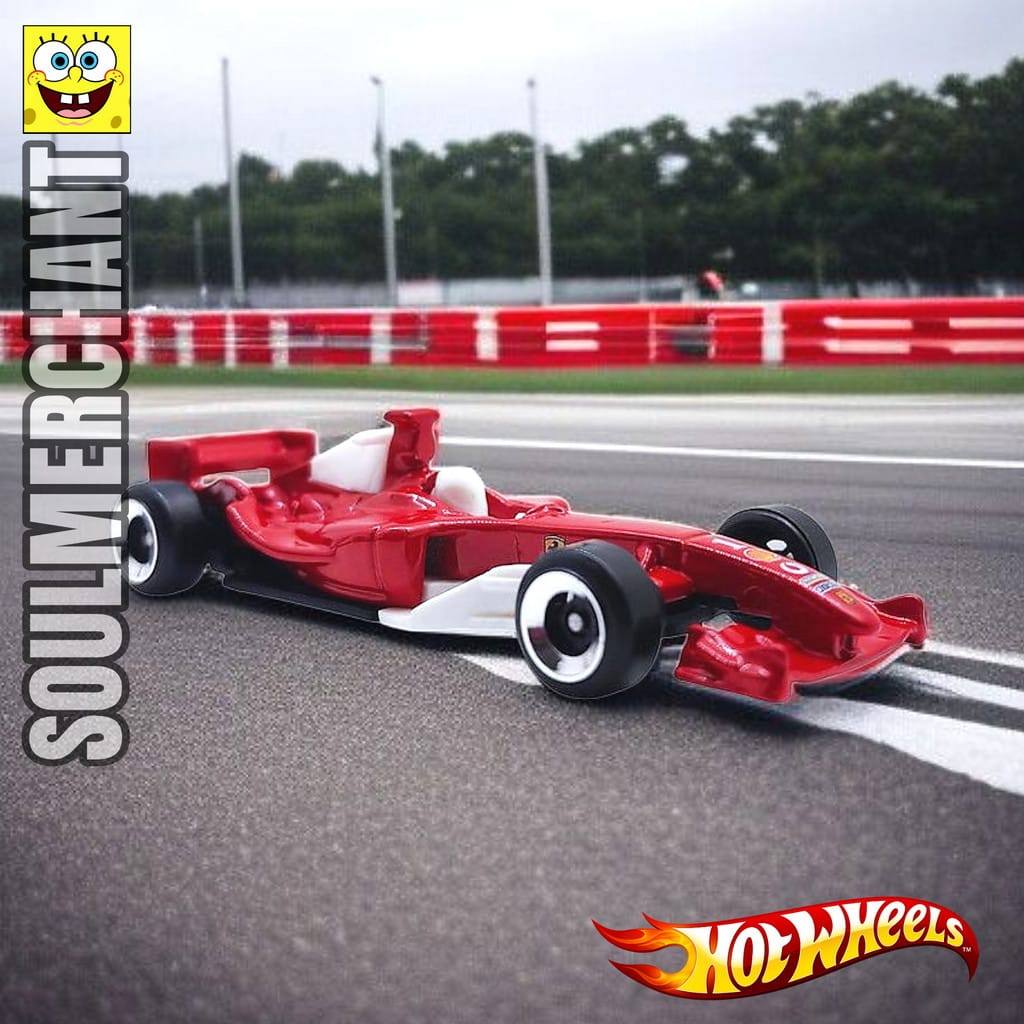 Hot Wheels Ferrari F2004 Merah Diecast Mobil Balap Formula One