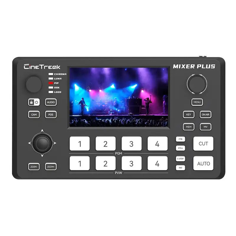 Cinetreak Mixer Plus Video Switcher Multi Mixer Switcher Video Switch Controller Switchboard for Liv