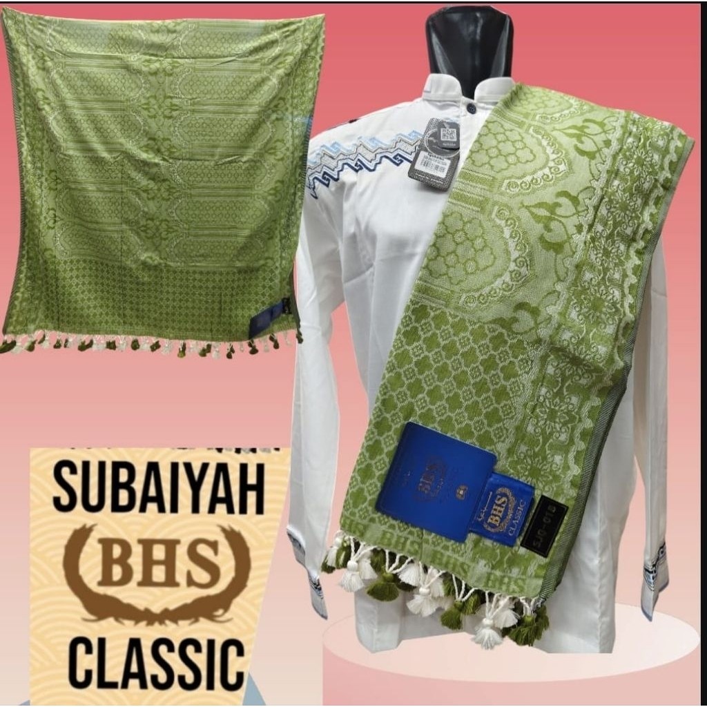 Sorban BHS Jacquard Subaiyah BHS Classic Gold Sorban bhs Classic Original