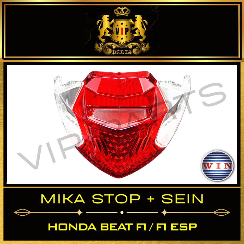 VIP-PARTS/WIN-MIKA-STOP-SEIN/LENS-BACK-LIGHT-WINKER/TAIL-BLINKER/KACA-LAMPU-BELAKANG-SEN/REM-RITING/