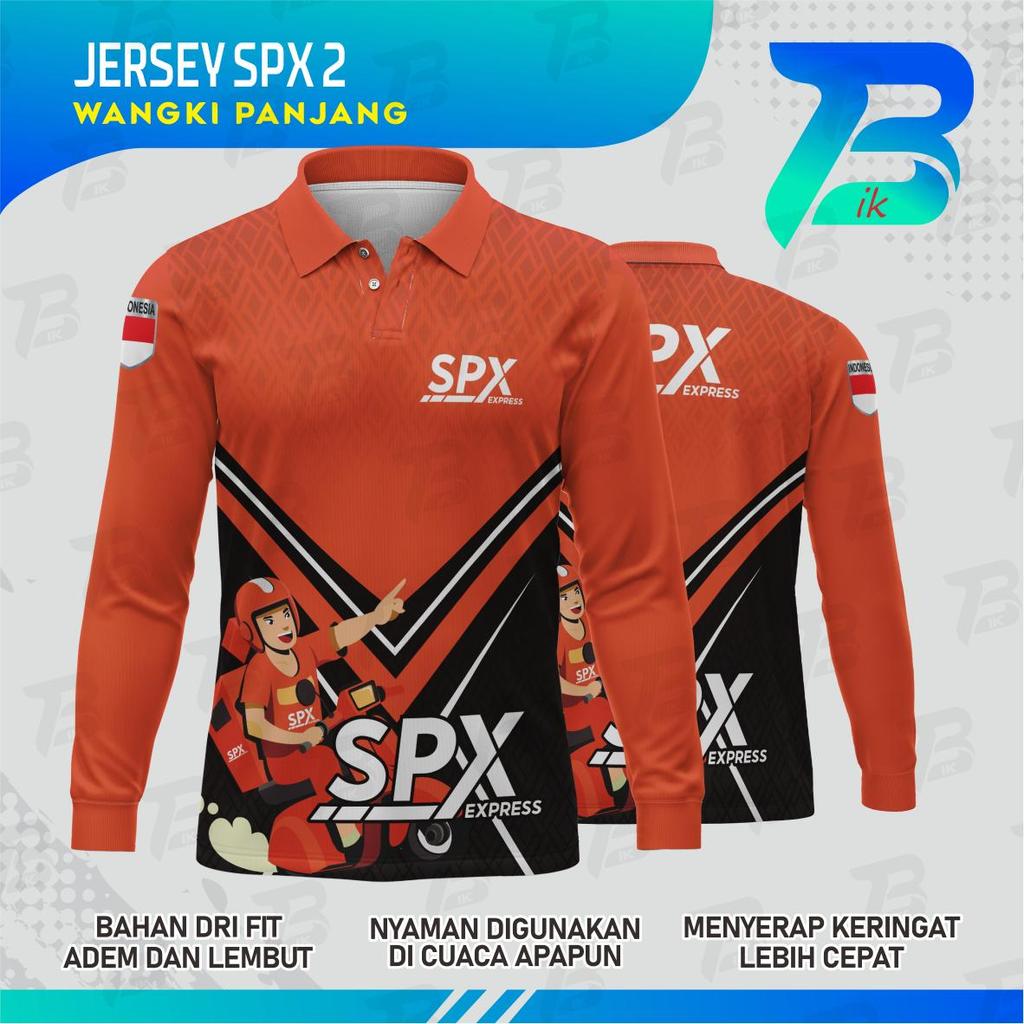 JERSEY WANGKI SPX 2 LENGAN PANJANG/KAOS KERAH SPX 2 FULLPRINTING/JERSEY POLO SPX 2