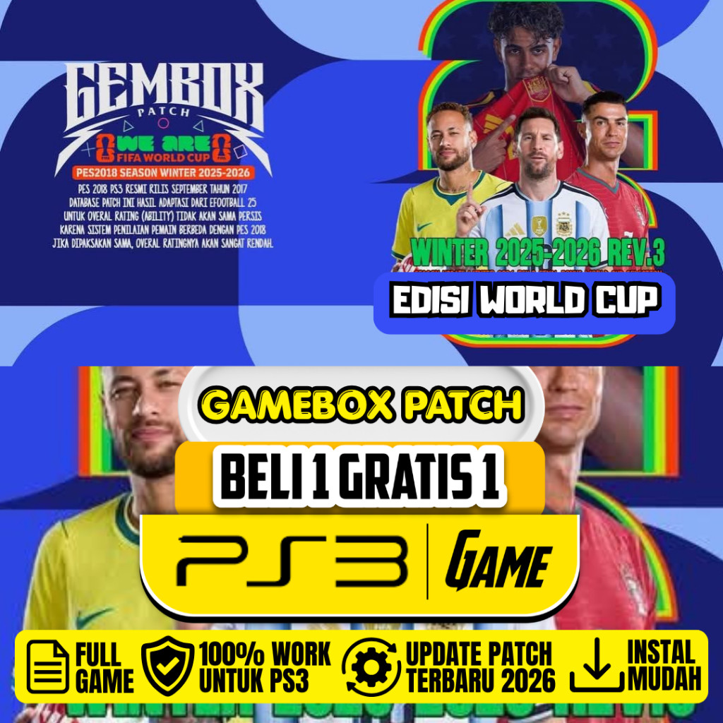 PES 2026 Gembox Patch PS3 Winter 2026 PS3 HEN