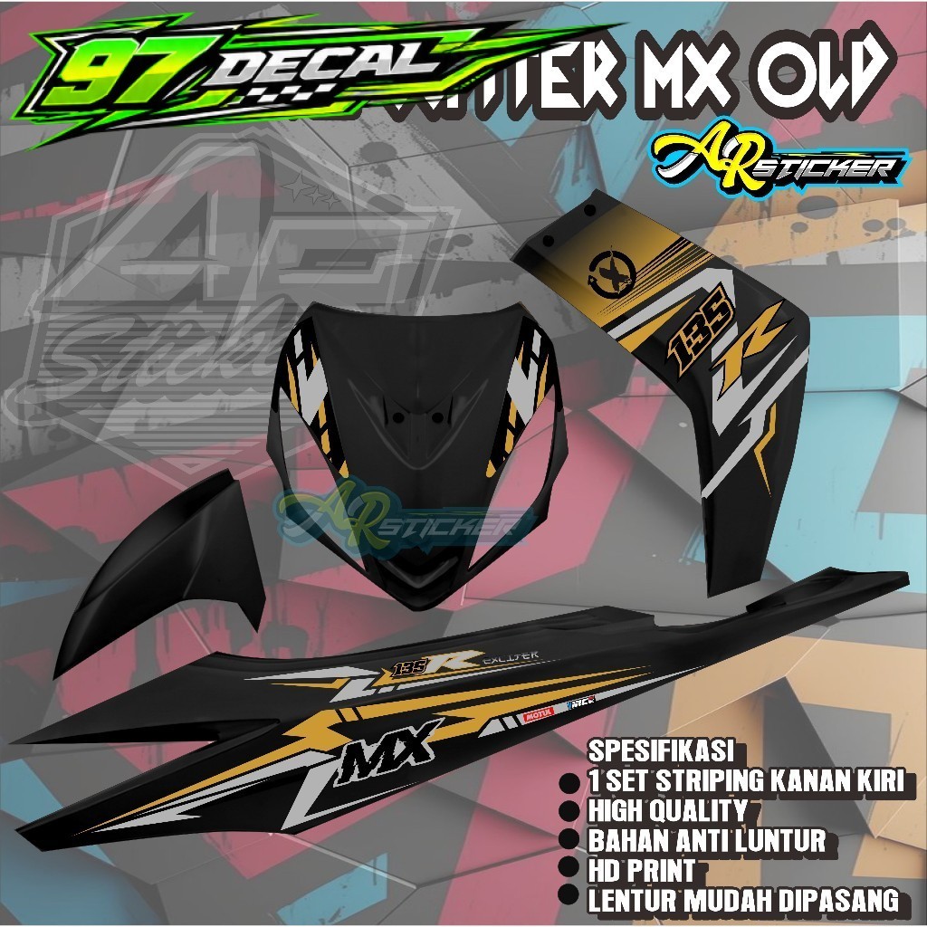 Striping Jupiter Mx Old / Striping Mx Lama / Sticker Jupiter Mx / Striping Mx Old / Stripping Stiker