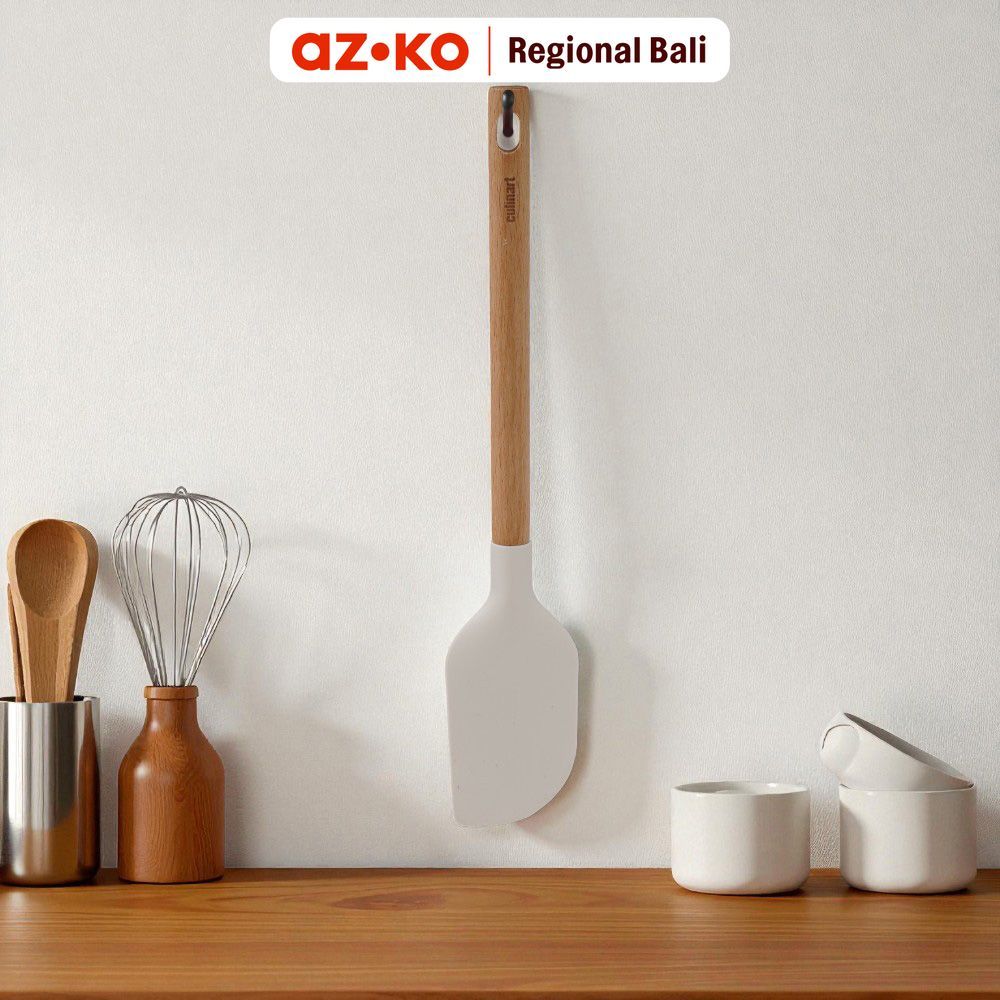AZKO Culinart Spatula Silikon - Putih Alat Masak Cookware Sutil Sudip Sodet