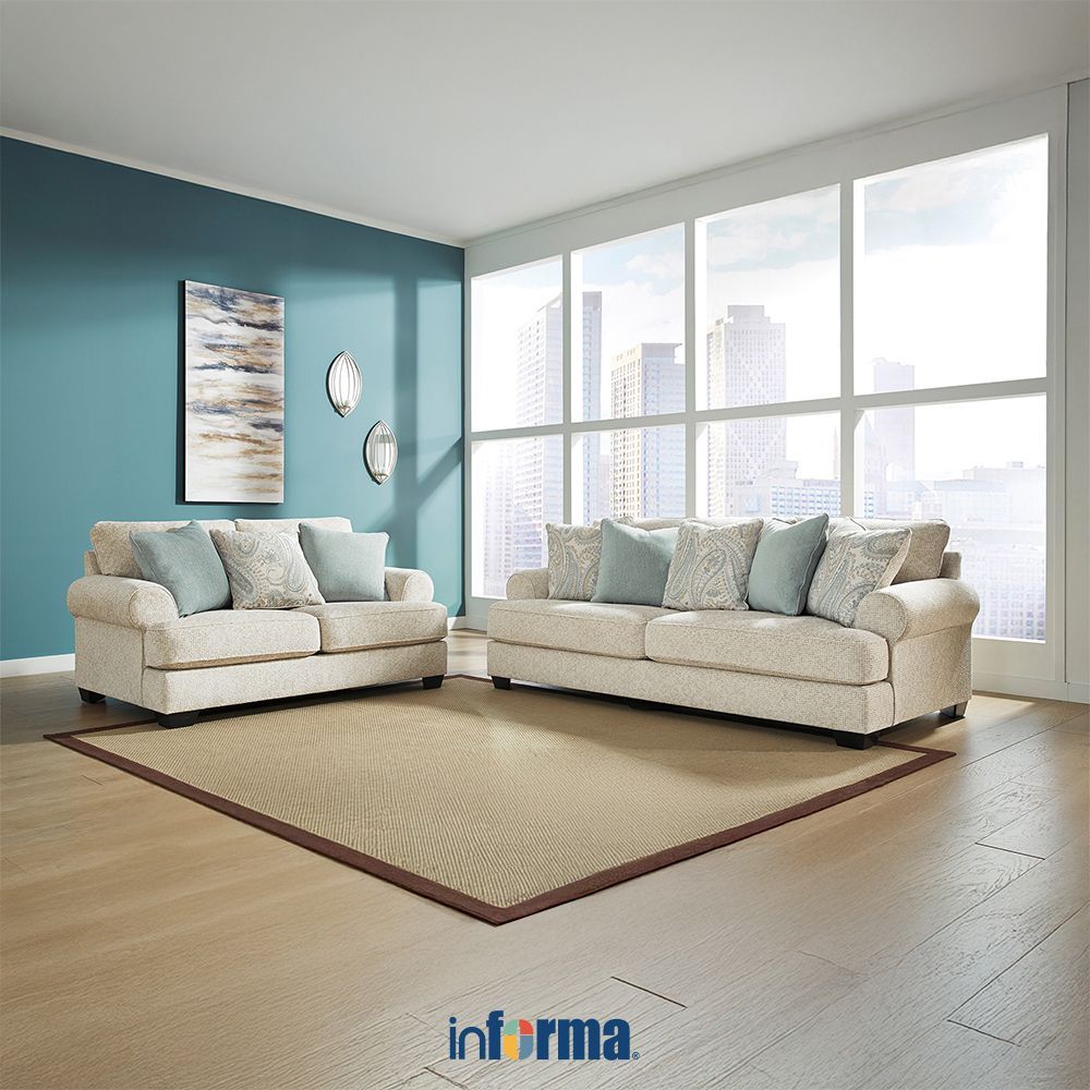 Informa Ashley Monaghan Sofa Fabric Sofa Ruang Tamu Sofa Minimalis Kursi Santai Kursi Ruang Tamu