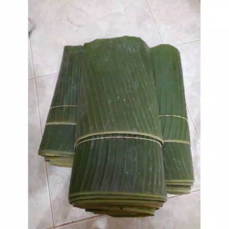 Daun Pisang, Daun Pisang Bungkus Lontong, Daun Pisang Segar, Daun Pisang Besar