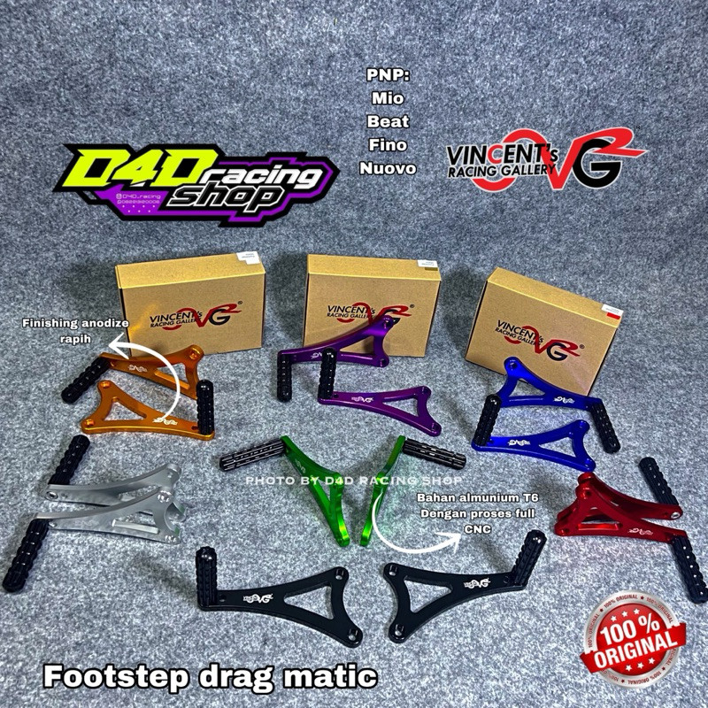 FOOT STEP DRAG MATIC MIO FINO NOUVO BEAT VRG ORIGINAL