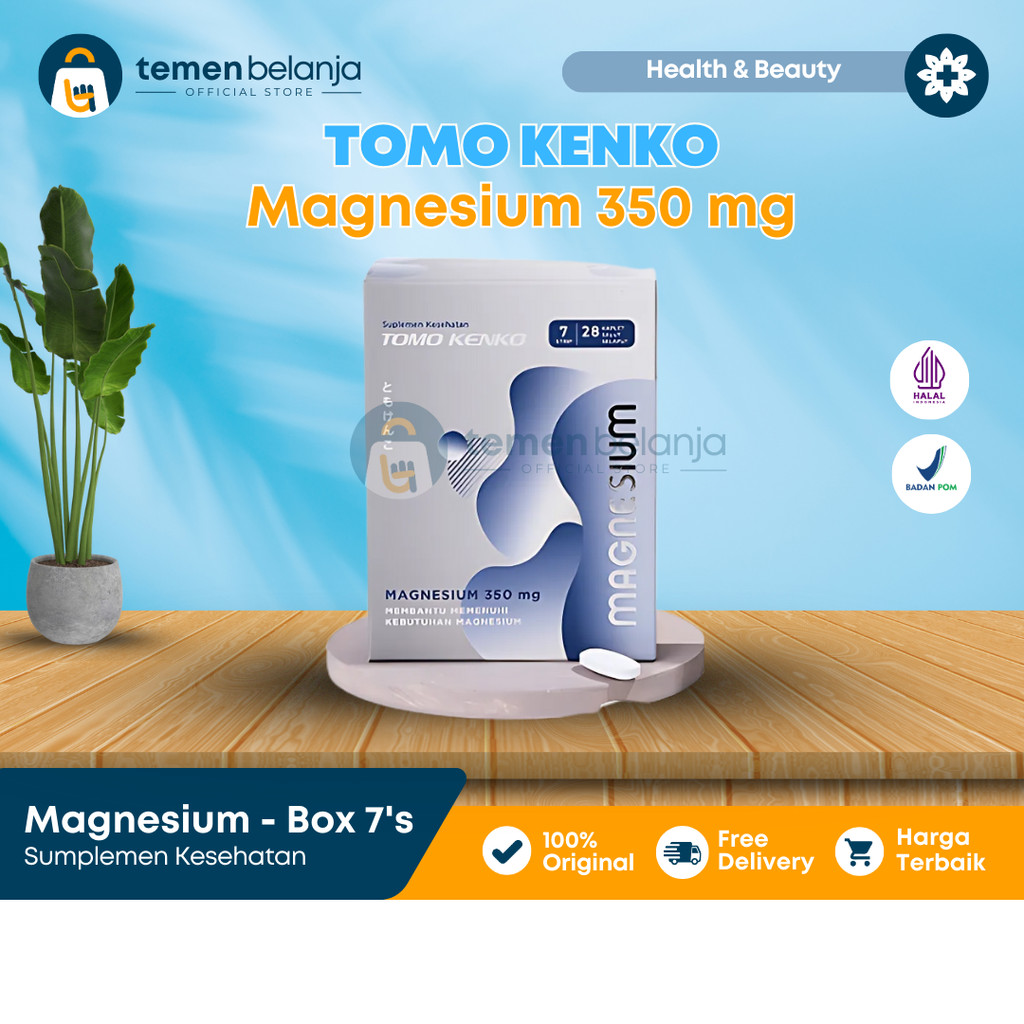 Tomo Kenko Magnesium 350 mg Box | Suplemen Magnesium