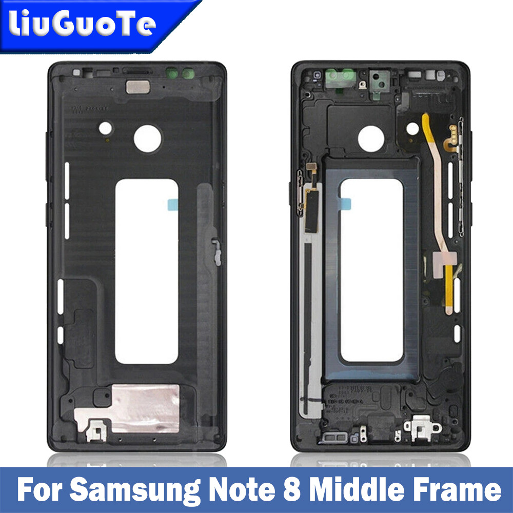 Netcosy Middle Frame Bezel Housing For Samsung Note 8 N950 Note 9 Mid Plate assis Cover Repair For S