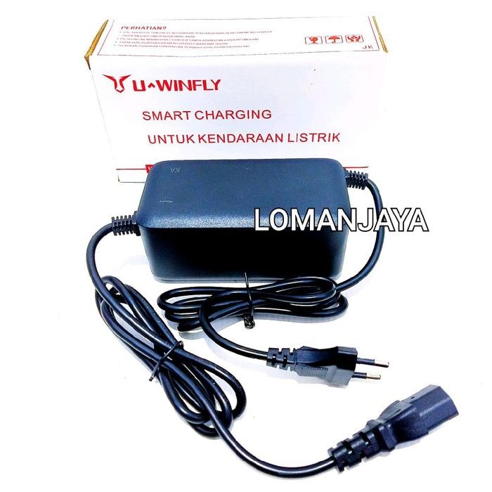 Charger Sepeda Listrik U-Winfly 48V-12Ah Original - Charger U-winfly
