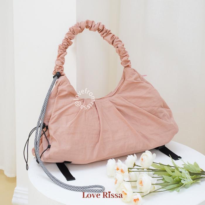 [RISSA] Tas Powerpuff Tas Gym Bag Workout Bag Korean Style Tas Wanita Tas Olahraga Wanita Tas Cantik