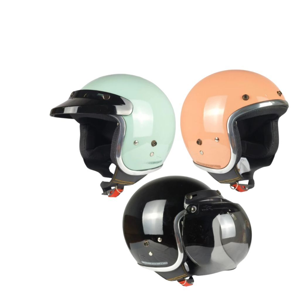 CSJ Helm Bogo Classic GARIS TIGA MODEL TERBARU