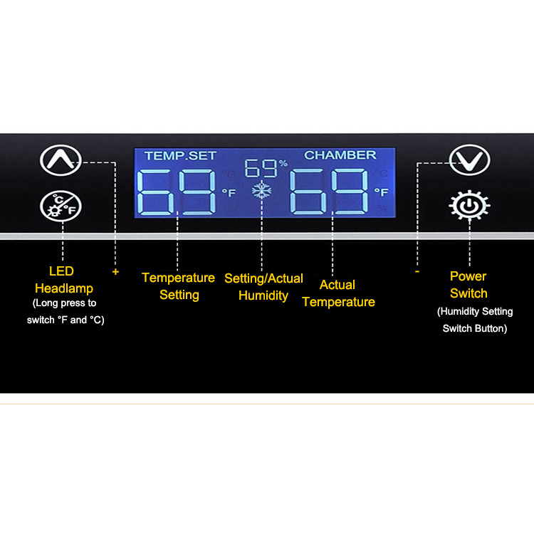 Luxury Three-Layer Parquet Cigar Cabinet with Constant Temperature And Humidity Control Premium Ciga