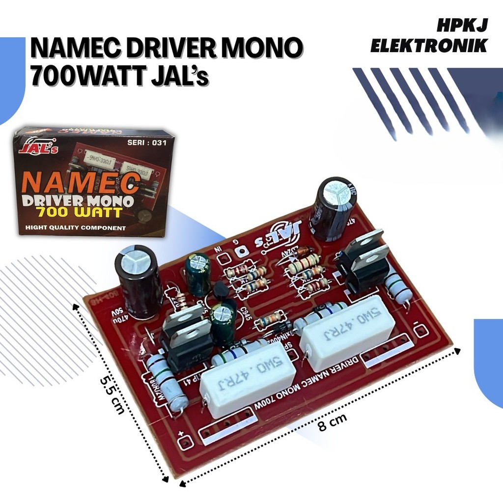 KIT NAMEC DRIVER MONO 700W JAL kit driver mono 700watt Namec JAL