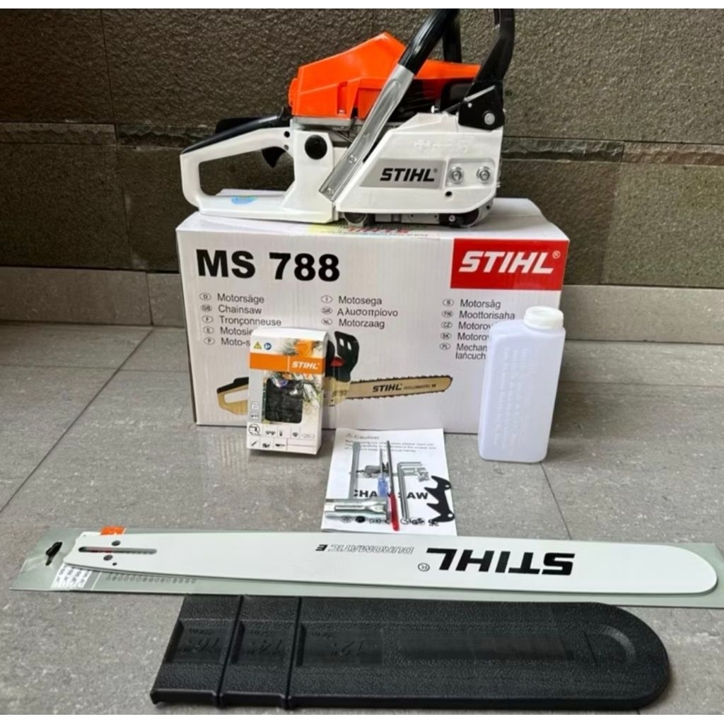 Stihl MS 788 Mesin Chainsaw 22inc Gergaji Mesin 22" Bar Baja Berkualitas