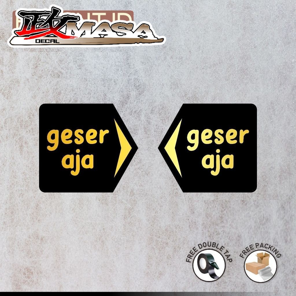 Sign Slide Pintu  Geser aja Akrilik type 2 /Pajangan Pintu/Signage Pintu Slide/ Akrilik Geser