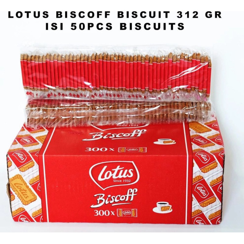 Ready LOTUS BISCOFF 50pcs 312gr (Individual pack)