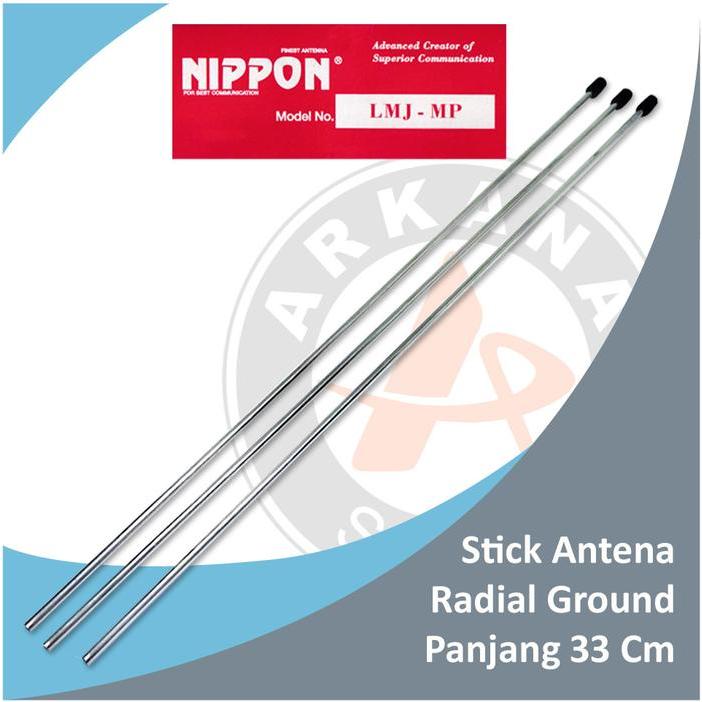 Stik Kumis Radial Ground Bracket Antena Mobil Nippon