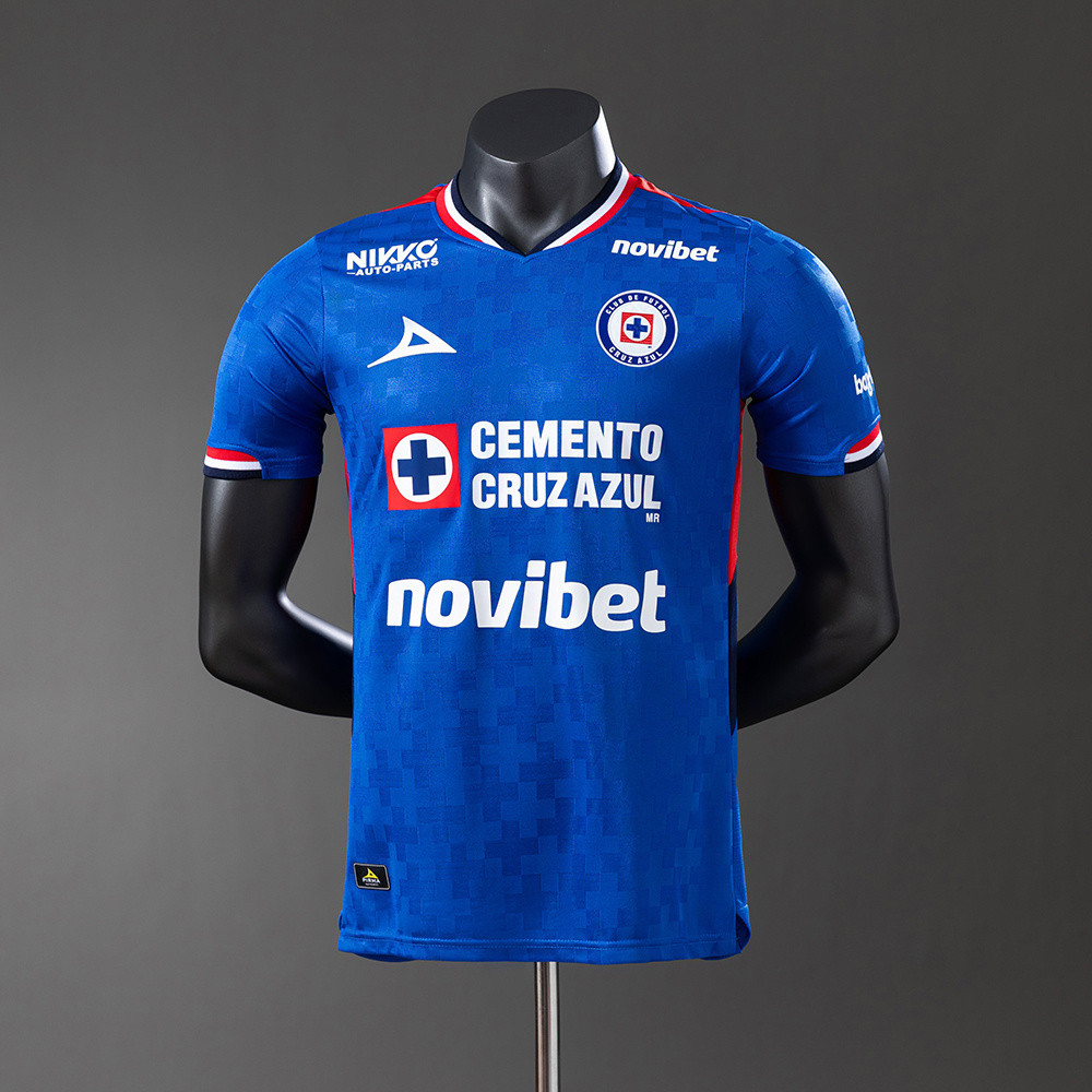 Jersey Cruz Azul 25/26 Home Player Version T shirt pria