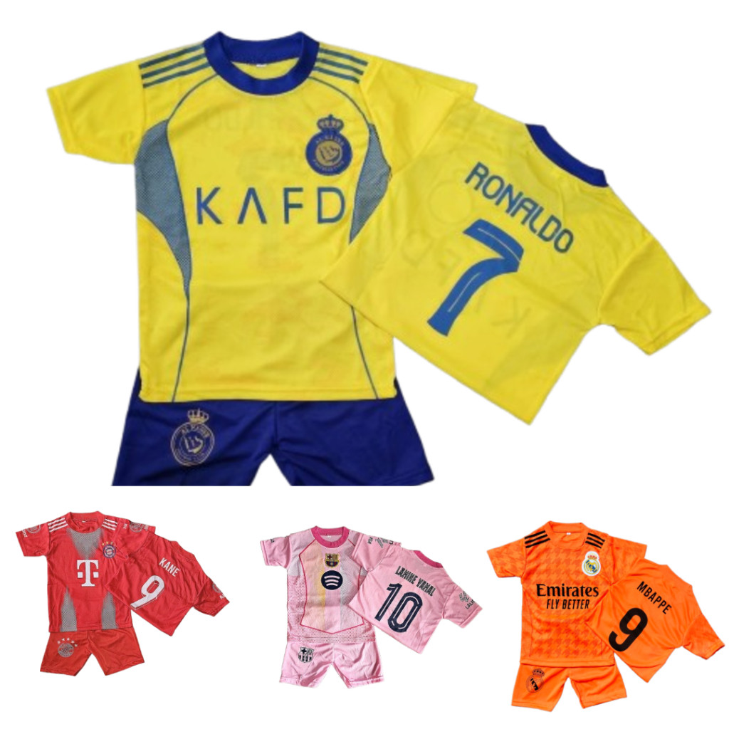 COD SETALAN BAJU BOLA ANAK SET BOLA ANAK LAKI LAKI AL NASER TERBARU Uniseks