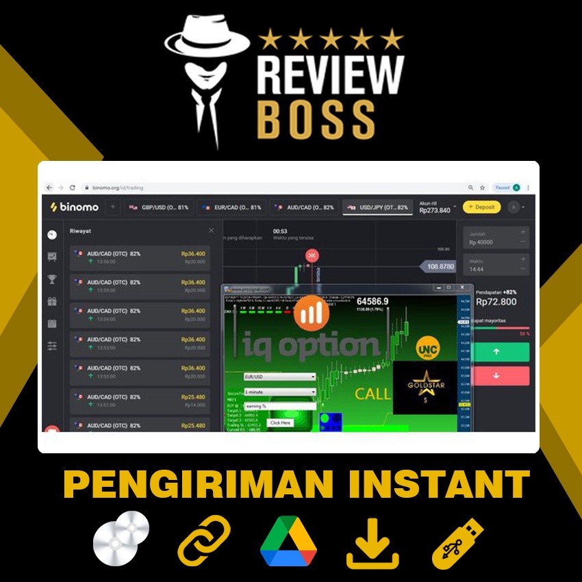 BUNDLE 4 SIGNAL PRO ROBOT TRADING SINYAL BINOMO OLYMPTRADE IQOPTION CANDLESTIK CANDLESTICK 4SIGNALPR