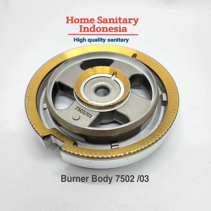 BURNER Set Kompor Gas Tanam RINNAI Rb 7502 /7503 ORIGINAL - BODY BURNER