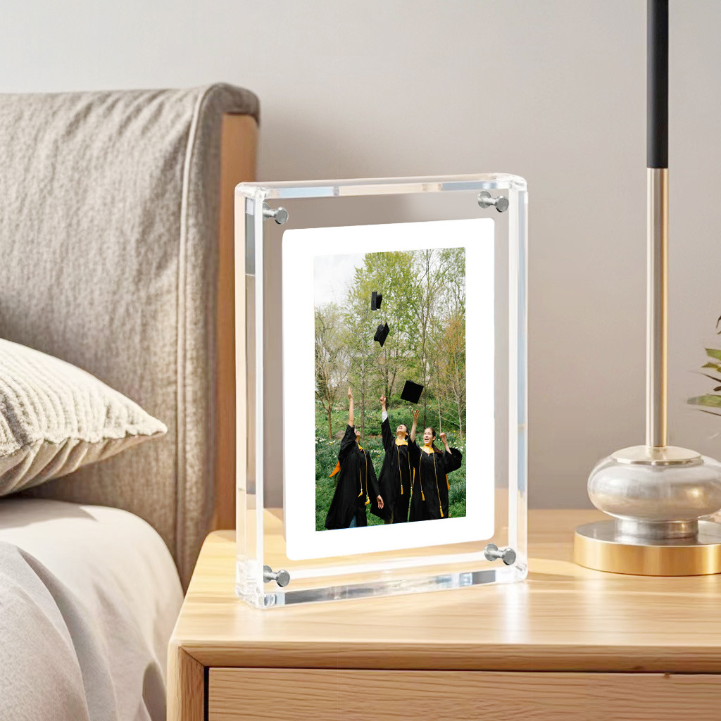 High Quality 5 Inch Digital Photo Frame NFT Art Acrylic Picture Frames With 8GB