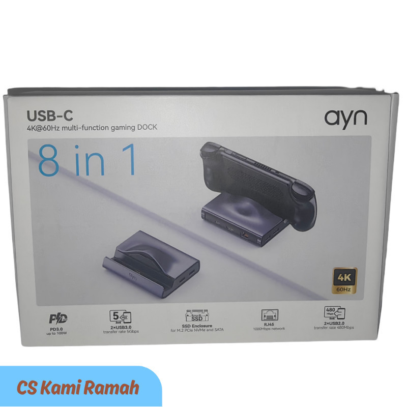 TBT Offical Ayn Odin 2 Portal Dock Station For Odin 2/Odin 2 Mini Console Multi-Function Gaming Dock