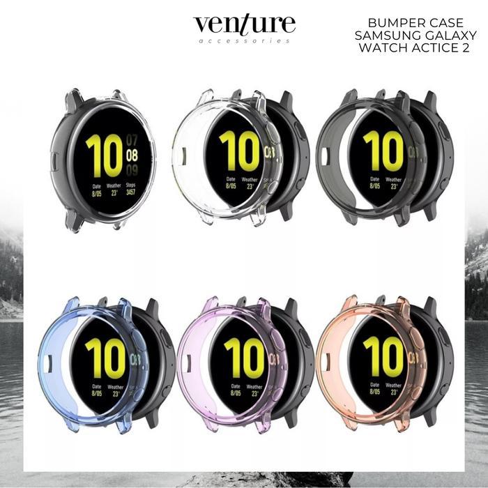 New Arrival BUMPER SAMSUNG GALAXY WATCH ACTIVE 2 SOFT CASE - 40mm, Hitam