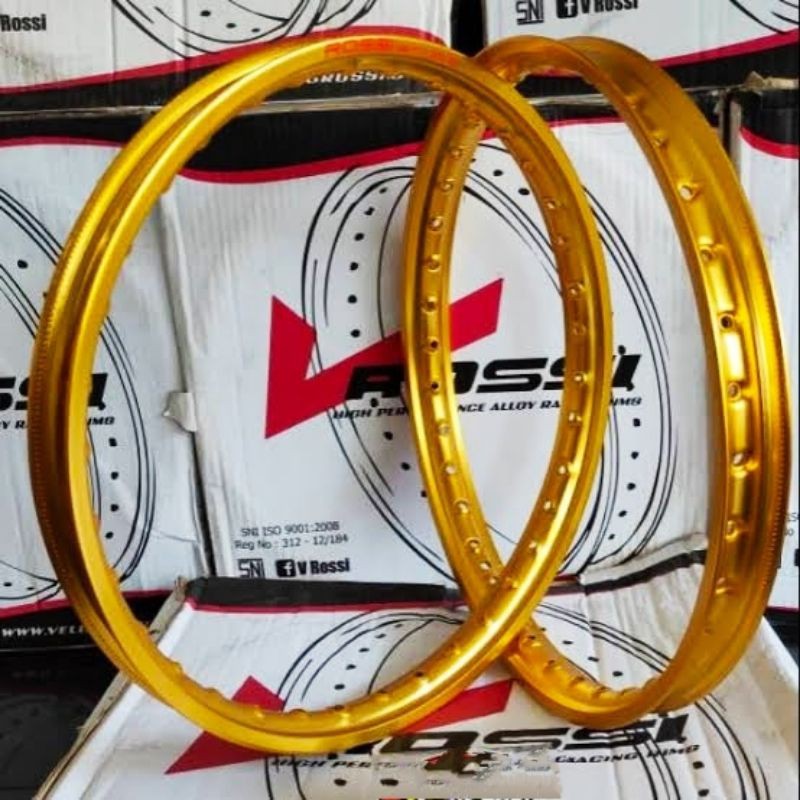 PROMO BIJIAN VELG ROSSI ROSSY WM 120 140 160 185 215 250 RING 17 BLACK SILVER BLUE RED GOLD PURPLE U