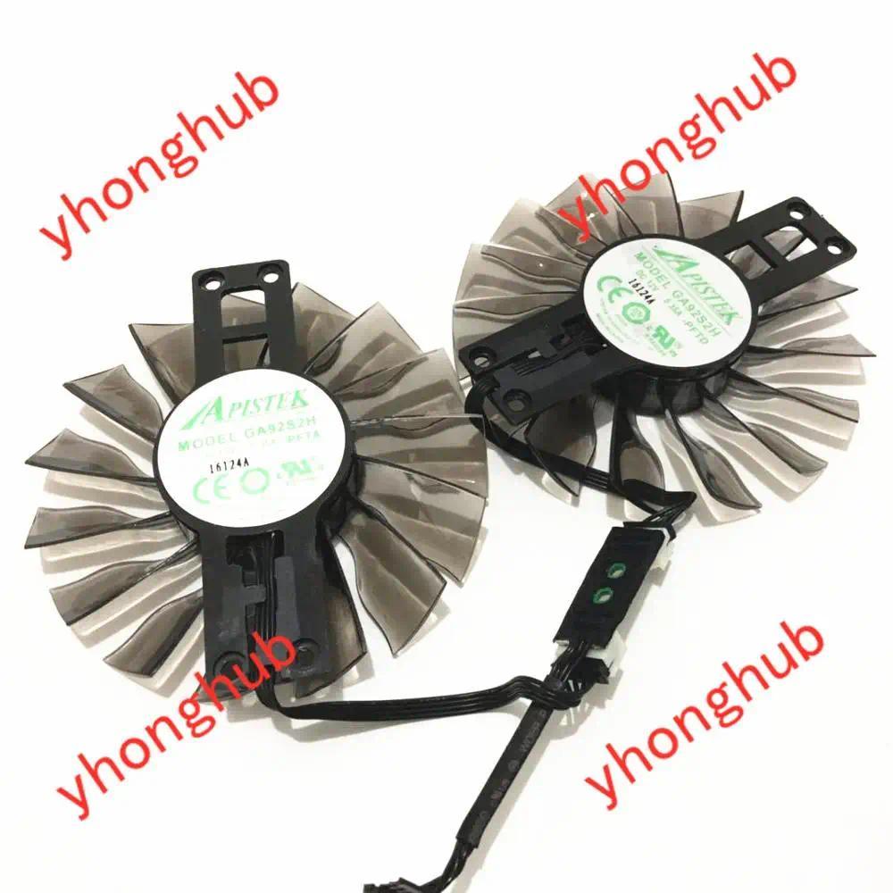 APISTEK GTX 960 970 980 1080 GA92S2H DC 12V 0.35A a 87mm 4-Wire Graphics Card Fan